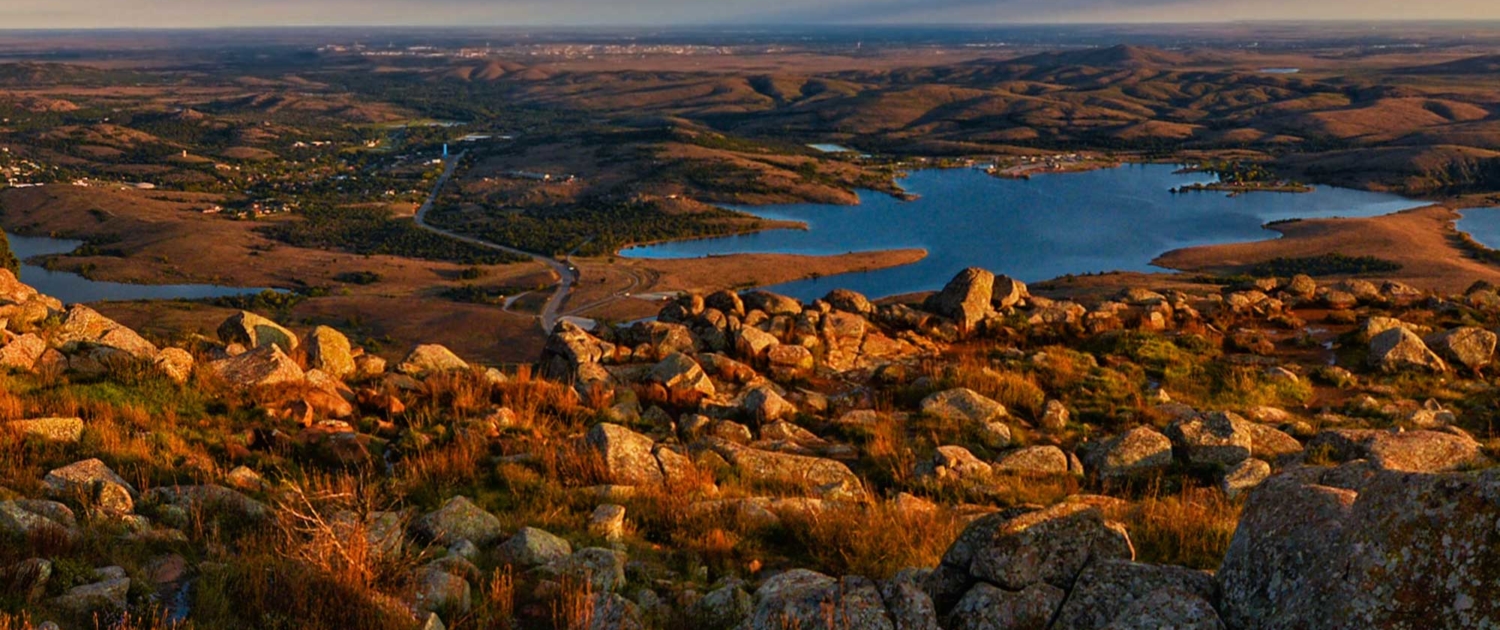 View from Mount Scott Summit in Oklahoma